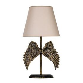 Qdec Modern Dizayn Gold-Bej Melek Abajur