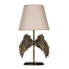 Qdec Modern Dizayn Gold-Bej Melek Abajur