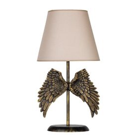 Qdec Modern Dizayn Gold-Bej Melek Abajur