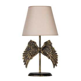 Qdec Modern Dizayn Gold-Bej Melek Abajur