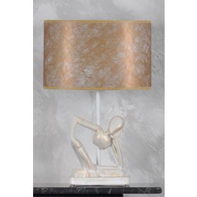 Qdec Modern Dizayn Gold Beyaz İnsan Abajur