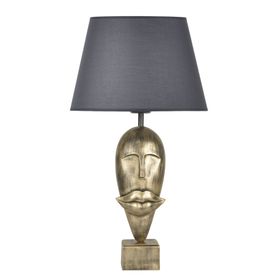Qdec Modern Dizayn Gold Gri Afrika Abajur