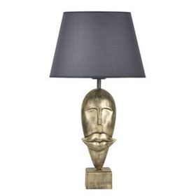 Qdec Modern Dizayn Gold Gri Afrika Abajur