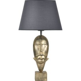 Qdec Modern Dizayn Gold Gri Afrika Abajur