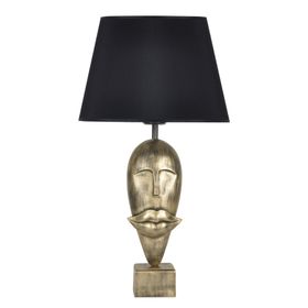 Qdec Modern Dizayn Gold Siyah Afrika Abajur