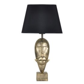 Qdec Modern Dizayn Gold Siyah Afrika Abajur