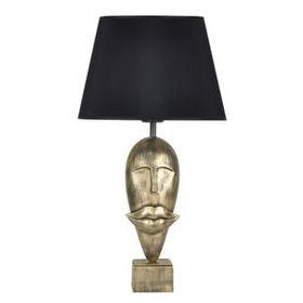 Qdec Modern Dizayn Gold Siyah Afrika Abajur