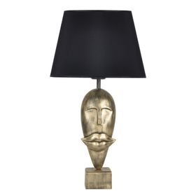 Qdec Modern Dizayn Gold Siyah Afrika Abajur