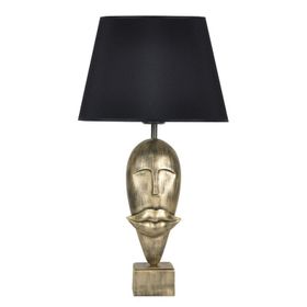 Qdec Modern Dizayn Gold Siyah Afrika Abajur