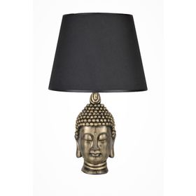 Qdec Modern Dizayn Gold-Siyah Buda Abajur