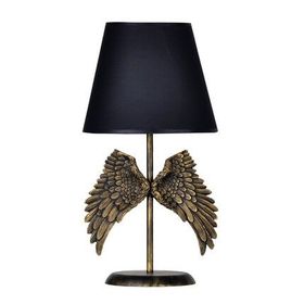 Qdec Modern Dizayn Melek Gold Siyah Abajur