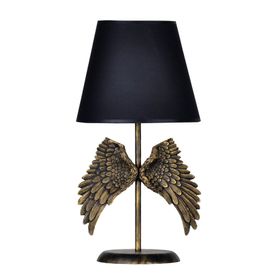 Qdec Modern Dizayn Melek Gold Siyah Abajur