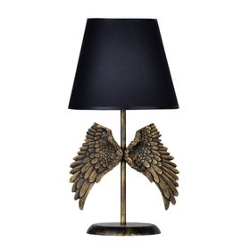 Qdec Modern Dizayn Melek Gold Siyah Abajur