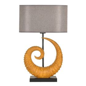 Qdec Modern Dizayn Sarı H.Gold Burgu Abajur