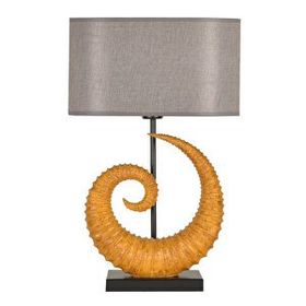 Qdec Modern Dizayn Sarı H.Gold Burgu Abajur