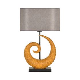 Qdec Modern Dizayn Sarı H.Gold Burgu Abajur