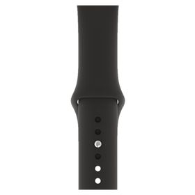 Qfit Apple Watch Uyumlu 42/44 mm Silikon Spor Siyah Kordon