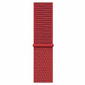 Qfit Apple Watch Uyumlu 42/44 mm Spor Hasır Kırmızı Loop Kordon