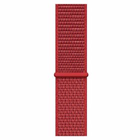 Qfit Apple Watch Uyumlu 42/44 mm Spor Hasır Kırmızı Loop Kordon