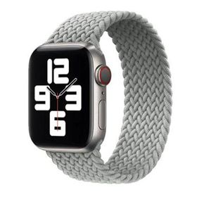 Qfit Apple Watch Uyumlu 42/44 mm Spor Örgü Gri L Loop Kordon