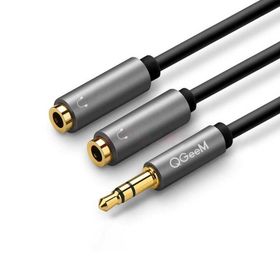 Qgeem QG-AU08 3.5 mm Çoğaltıcı Audio Kablo