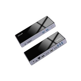 Qgeem QG-D6902 Type-C Hub Docking Station 4K-5K Displayport HDMI Destekli All İn One Çoğaltıcı