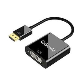 Qgeem QG-HD24 Siyah DVI to Display Port Dönüştürücü