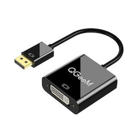 Qgeem QG-HD24 Siyah DVI to Display Port Dönüştürücü
