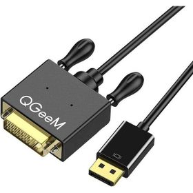 Qgeem QG-HD28 Siyah DVI to Display Port Kablo