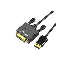 Qgeem QG-HD28 Siyah DVI to Display Port Kablo
