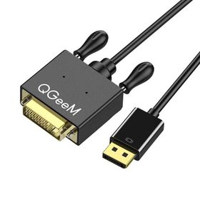 Qgeem QG-HD28 Siyah DVI to Display Port Kablo