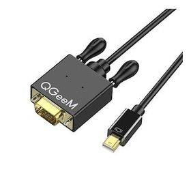 Qgeem QG-HD29 Siyah VGA to Mini Display Port Kablo