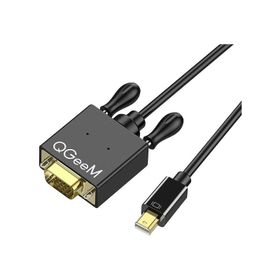 Qgeem QG-HD29 Siyah VGA to Mini Display Port Kablo