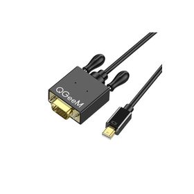 Qgeem QG-HD29 Siyah VGA to Mini Display Port Kablo