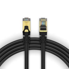 Qgeem QG-OT0601 1 mt Cat6 CU AWG24-7 UTP Siyah Network Kablosu