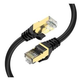 Qgeem QG-OT0601 1 mt Cat6 CU AWG24-7 UTP Siyah Network Kablosu