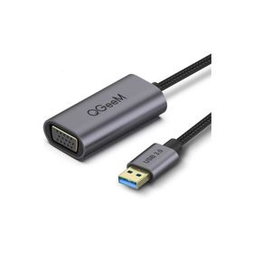 Qgeem QG-UA07 Usb To VGA Dönüştürücü