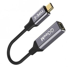 Qgeem QG-UA08 Siyah Type-C to Mini Display Dönüştürücü
