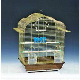 QH Pet Cage Eurogold Oval 30x23x40 cm Çatılı Kuş Kafesi