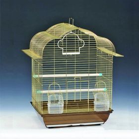 QH Pet Cage Eurogold Oval 30x23x40 cm Çatılı Kuş Kafesi