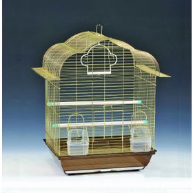QH Pet Cage Eurogold Oval 30x23x40 cm Çatılı Kuş Kafesi