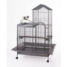 QH Pet Cage Gri 93x69x160 cm Papağan Kafesi