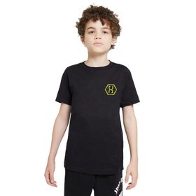 Qivi Altered Carbon Logo Eskitme Baskılı Siyah Unisex Çocuk T-shirt