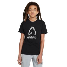 Qivi Altered Carbon Logo Eskitme Baskılı Siyah Unisex Çocuk T-shirt