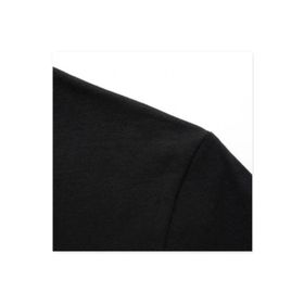 Qivi Anarchy Baskılı Örme Siyah Kadın T-shirt