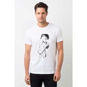Qivi Anime Attack On Titan Baskılı Baskılı Beyaz Erkek Örme T-shirt