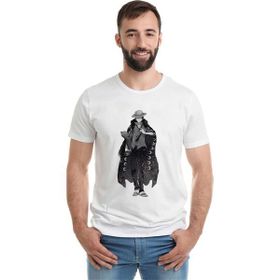 Qivi Anime One Piece Baskılı Beyaz Erkek Örme T-shirt