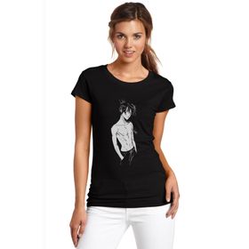 Qivi Anime One Punch Man Baskılı Örme Siyah SFK0653KDNTS T-shirt