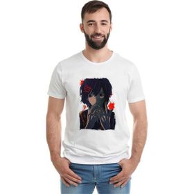 Qivi Anime Tokyo Ghoul Anteiku Kaneki Baskılı Beyaz Erkek Örme Tshirt