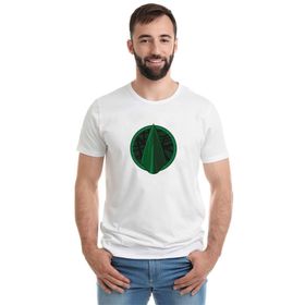 Qivi Arrow Logo Classic Baskılı Beyaz Erkek T-shirt